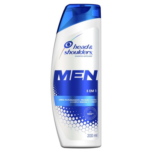 Shampoo Anticaspa 3 em 1 Head & Shoulders Men 200ml