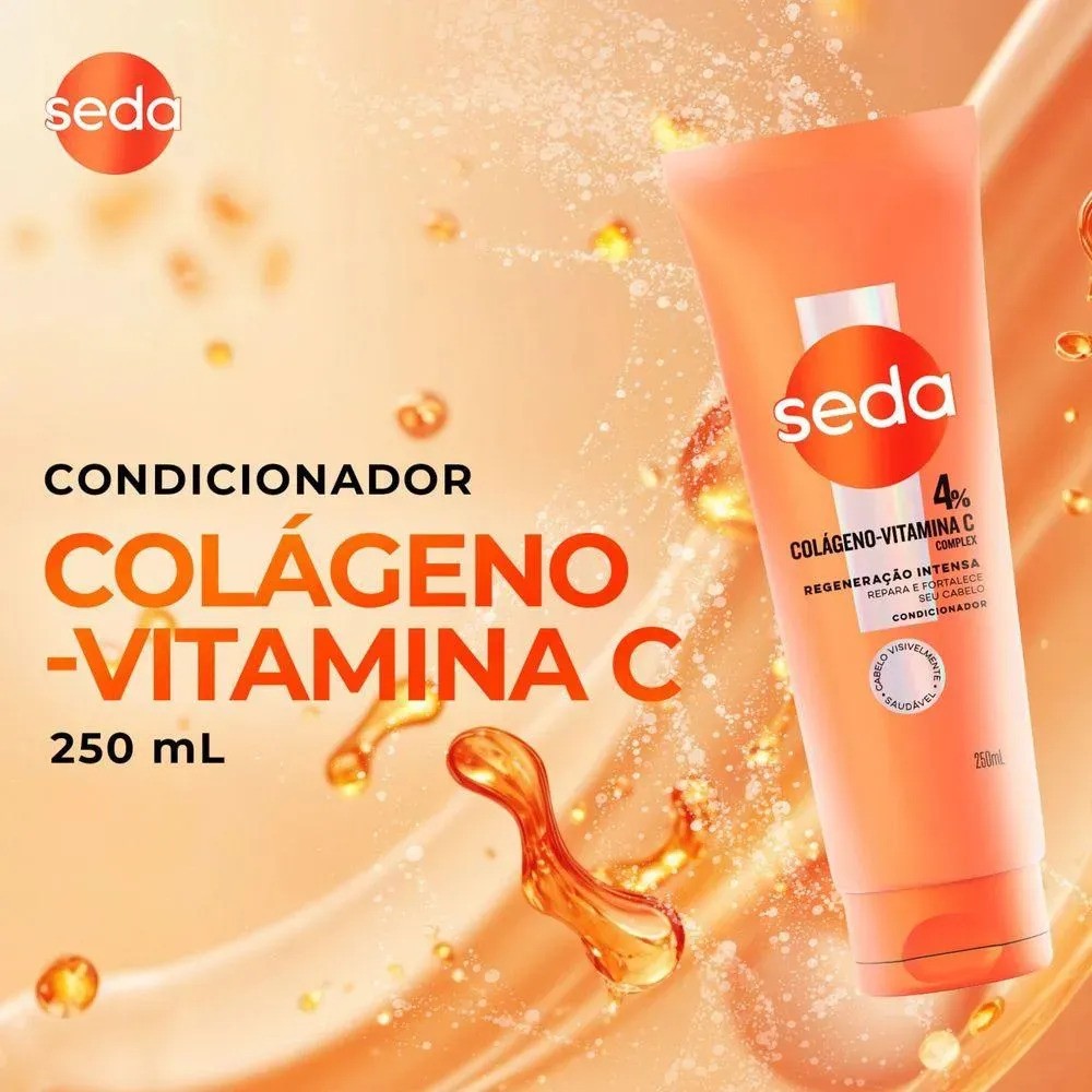 Seda Condicionador Regeneração Intensa + Colágeno Vitamina C 250ml