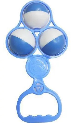 Chocalho para Bebês Pais & Filhos Azul Bolas