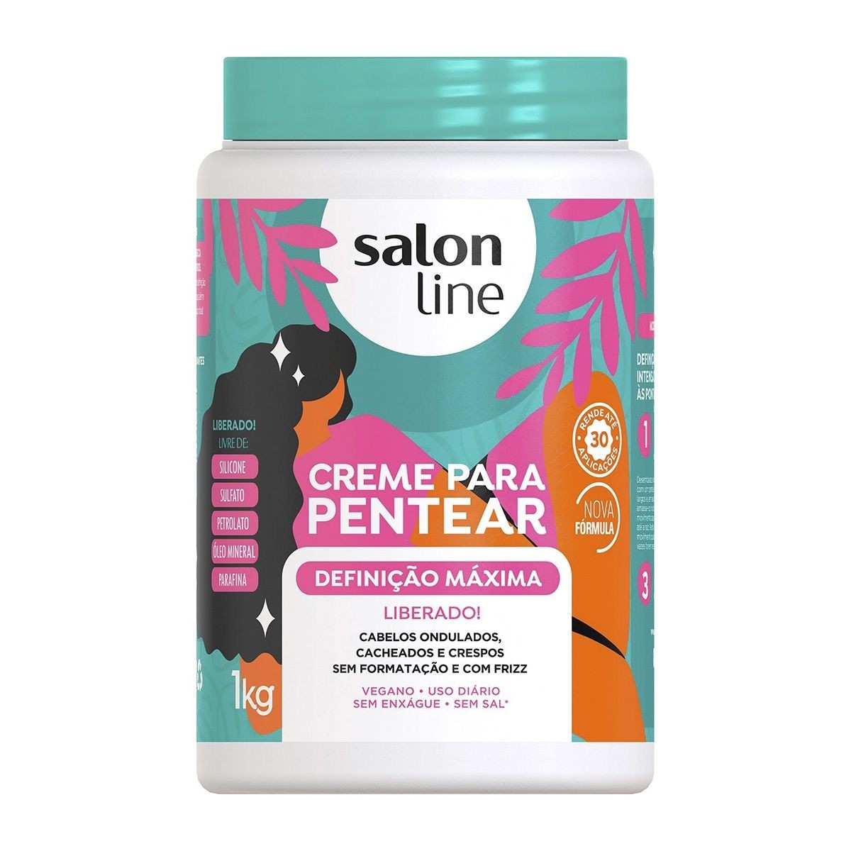 Creme Para Pentear Definição Máxima Salon Line 1kg