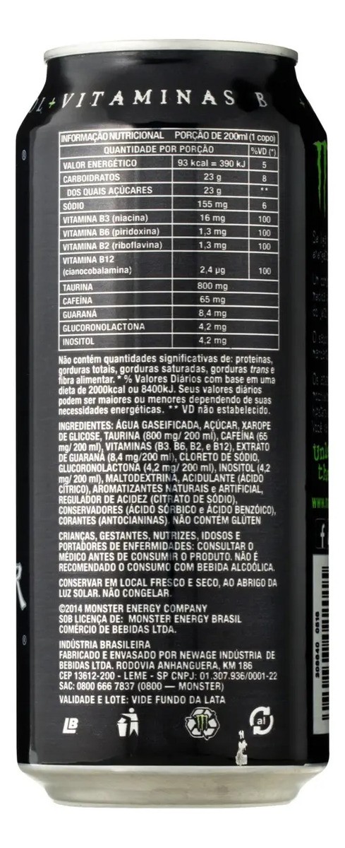 Energético Monster Lata 473ml