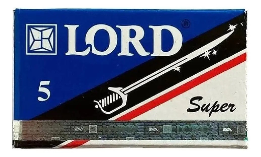 Caixinhas com 5 lâminas cada Barbear Lord Super Inox
