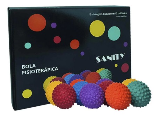 Bola Fisioterapica Crespa Sanity C/12 Unidades