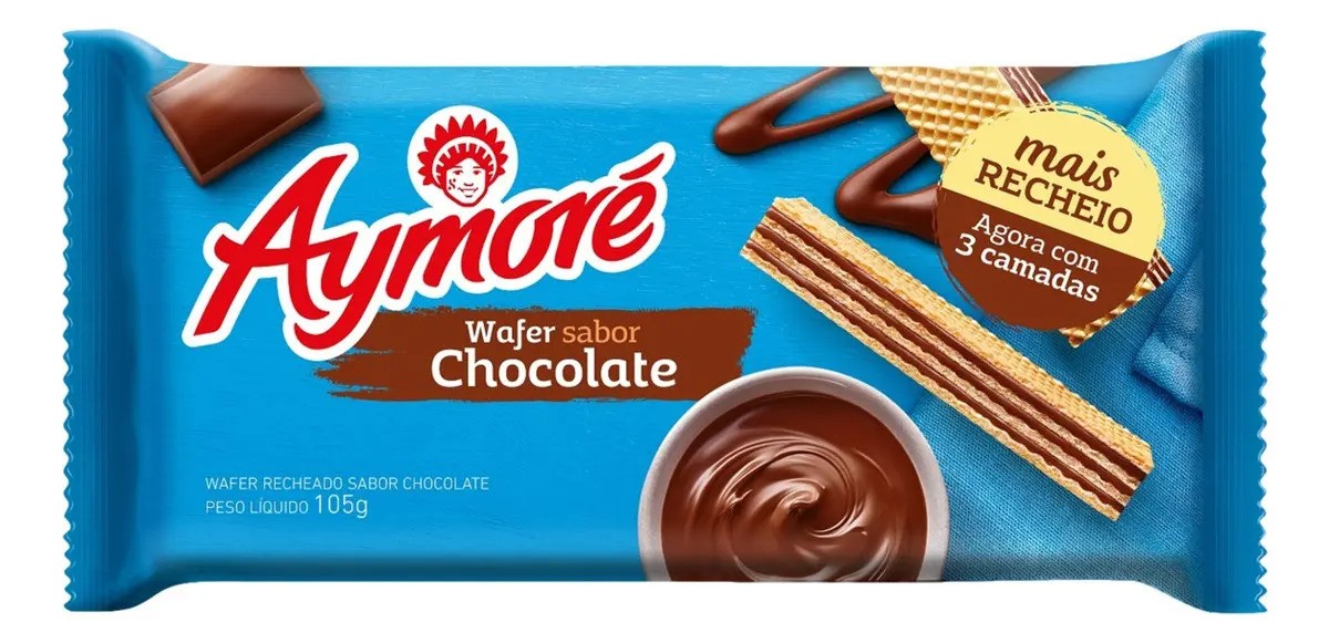 Biscoito Aymoré de Chocolate com Avelã 105g