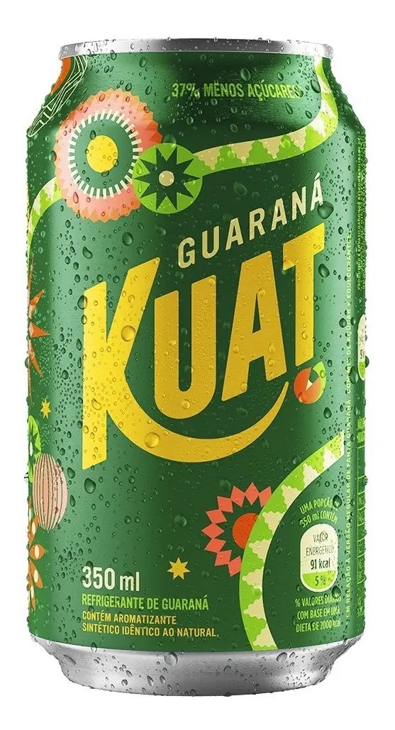Refrigerante Kuat Guaraná 350 ml Unid - Original