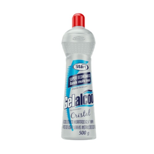 Álcool em Gel Gelálcool Cristal Start Química 500g