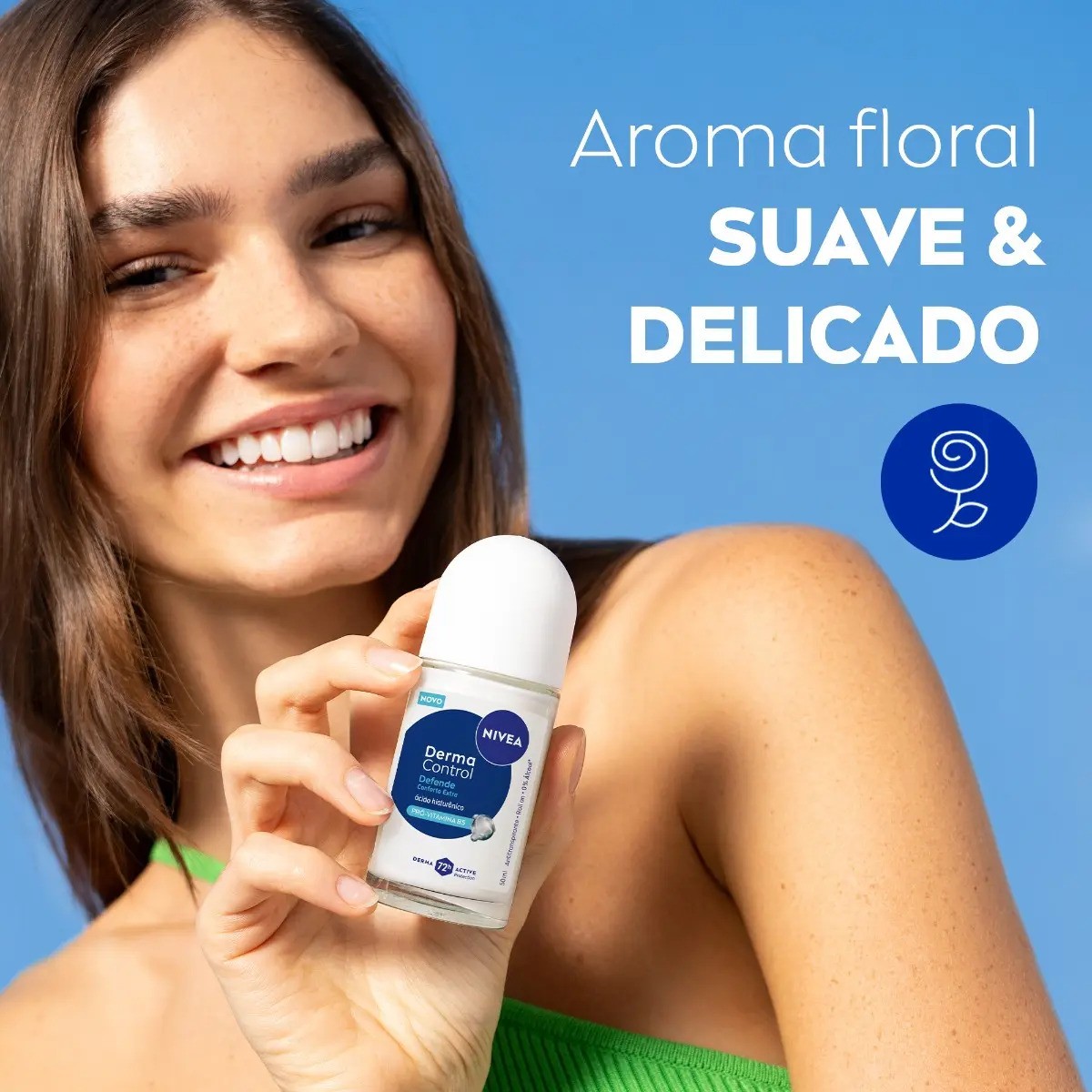 Nivea Desodorante Antitranspirante Roll-on Derma Control Defende 50 ml
