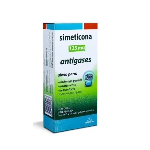 Simeticona 125mg 10 Cápsulas Gelatinosas Multilab