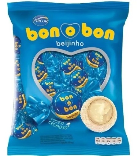 Bombom Bon o Bon Arcor Beijinho 750g