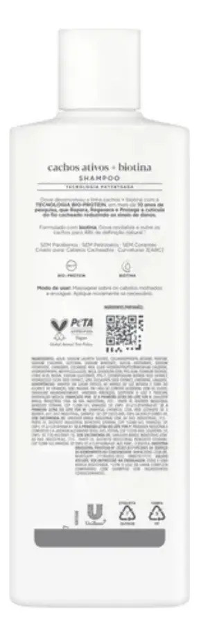 Shampoo Dove Cachos Ativos Biotina 370ml