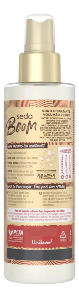 Seda Boom Soro Hidratante Day After em spray de 200 mL