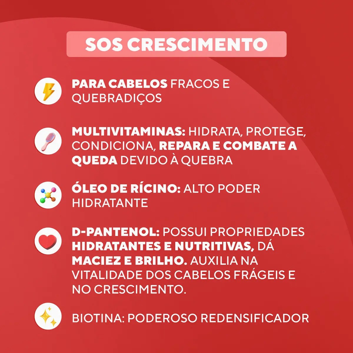 Máscara Hidratação SOS Crescimento Dabelle Hair 800g