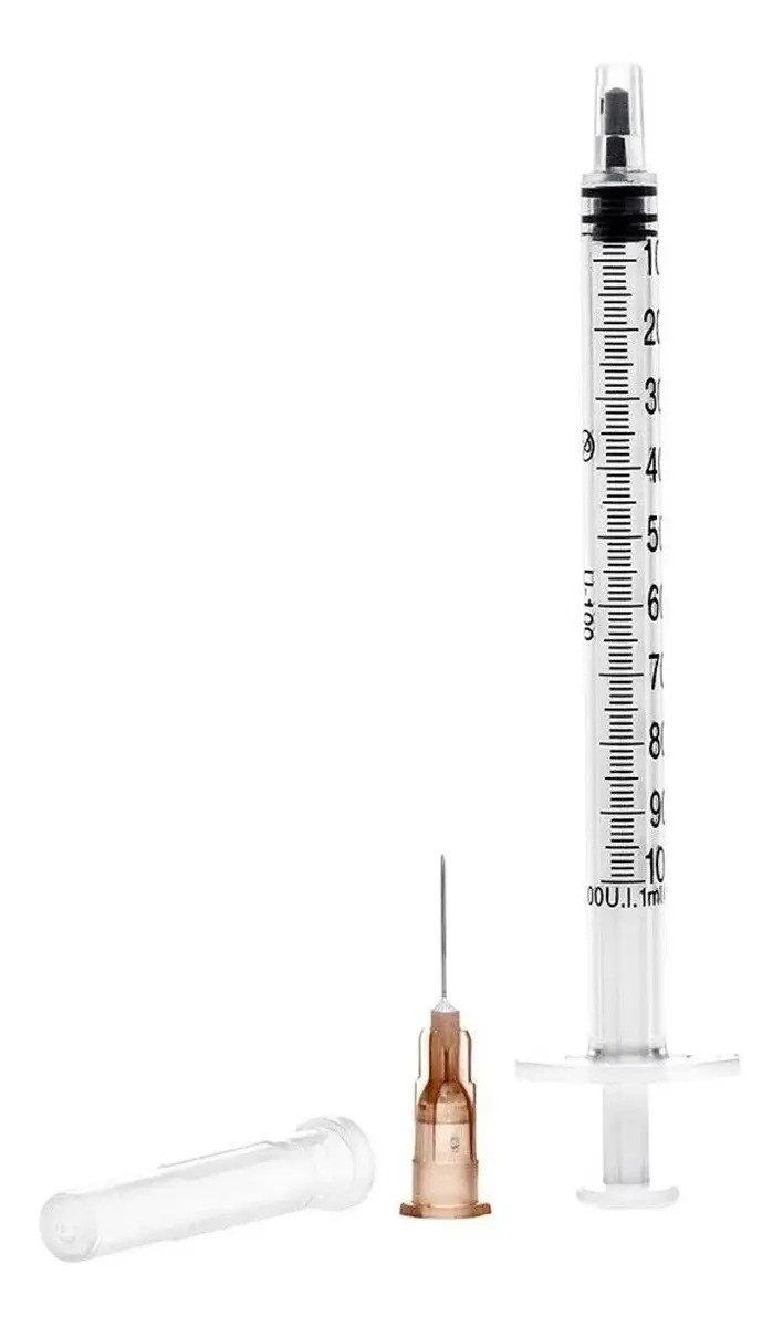 Seringa Insulina SR 1 mL + Agulha 13x4,5 100 Unidades