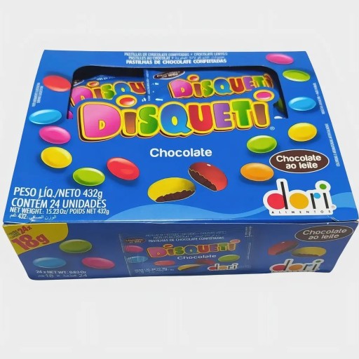 Pastilha Confeito Disqueti 432g
