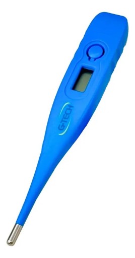 Termômetro Clínico Axilar Digital Febre Th1027 Colors G-tech Cor Azul