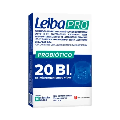 Probiótico Leiba Pro 20 Bi 10 cápsulas