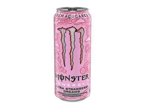 Energético Monster Energy Ultra Strawberry Dreams Zero Açúcar Lata 473ml