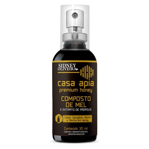 Spray de Mel, Própolis, Romã, Gengibre e Menta 30ml Napillus