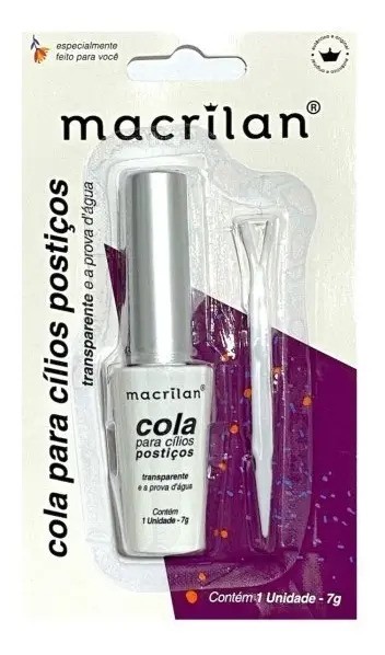Macrilan Cola CA-001 para cílios postiços cor transparente
