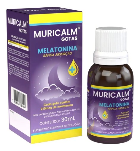 Melatonina Muricalm Gotas 210mcg Com 30ml