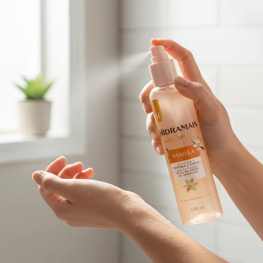Body Splash Vanilla 190ml - Hidramais | Sofisticação Doce