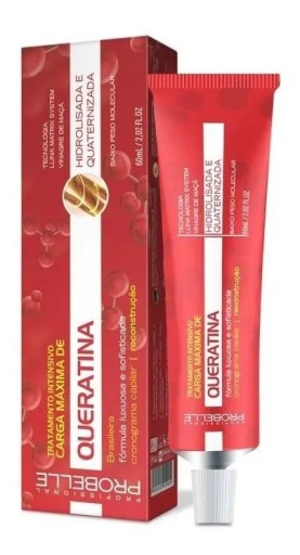 Tratamento Intensivo Probelle Carga Máxima de Queratina Brasileira 60ml