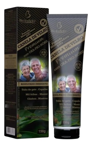 Pomada Massageadora Canela De Velho Premium 150g