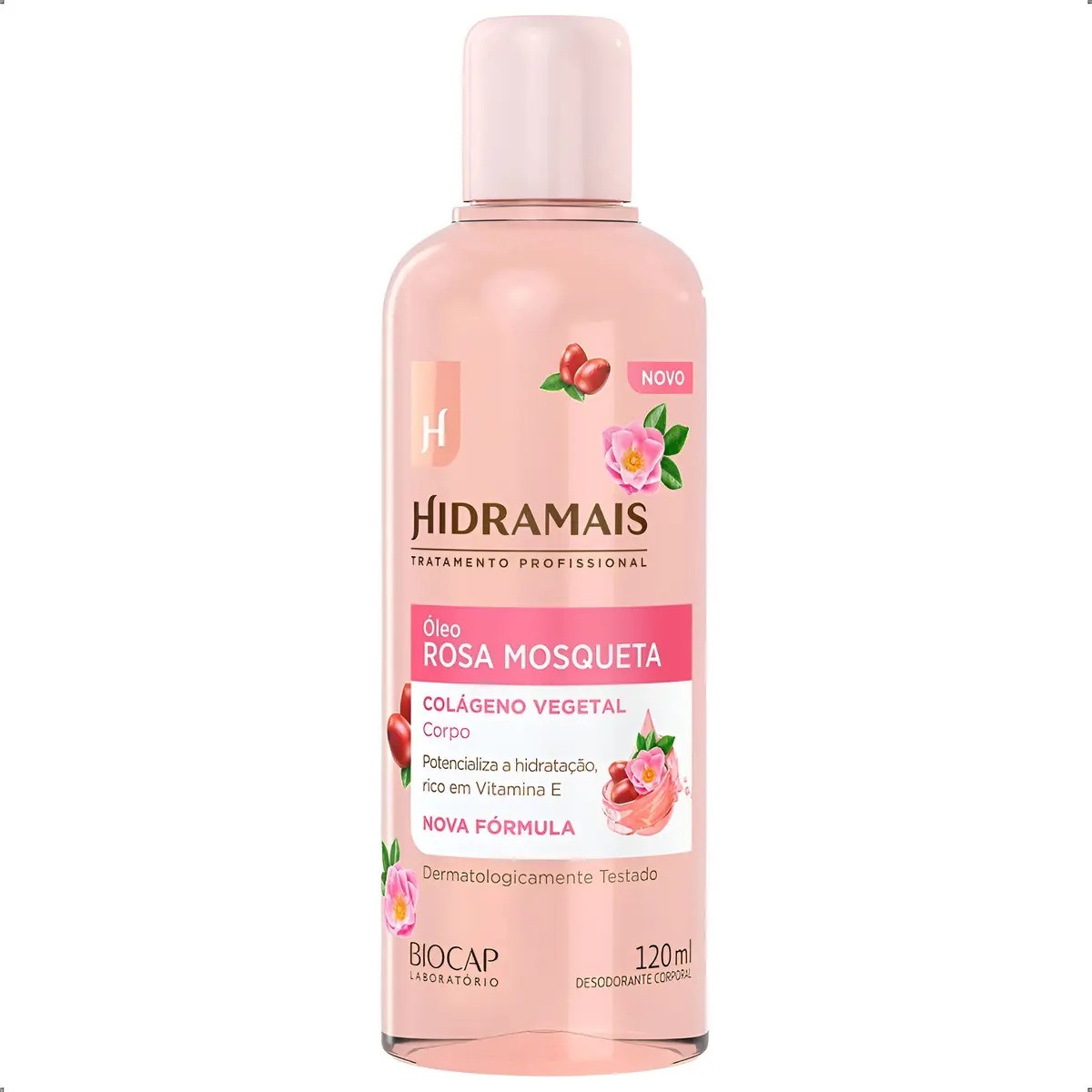 Loção Rosa Mosqueta Hidramais Pele Lisa Cheirosa Hidratada