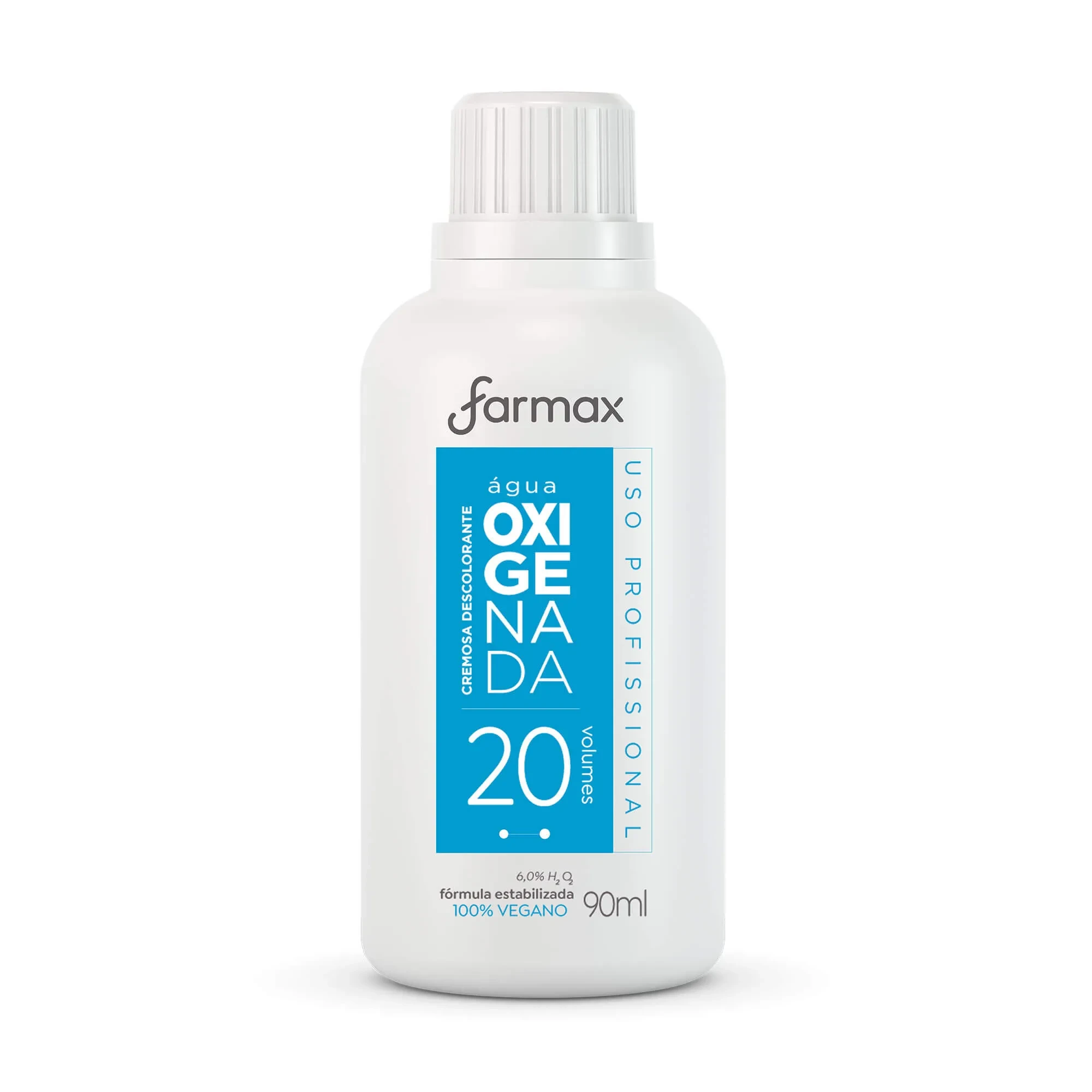 Água Oxigenada Cremosa 20 Volumes 90 ml Farmax