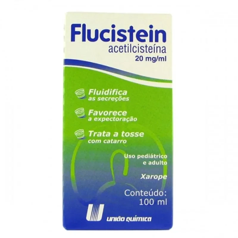 Flucistein 20mg/ml Xarope 100ml União Química