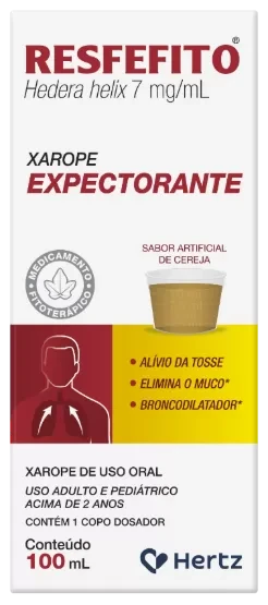 Resfefito Xarope Expectorante 7mg/mL 100mL Kley Hertz
