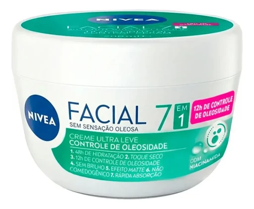 Hidratante Facial Nivea Controle da Oleosidade Ultra Leve 7 em 1 100g
