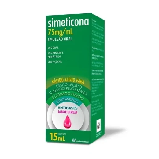 Simeticona 75mg/mL Gotas 15mL União Química