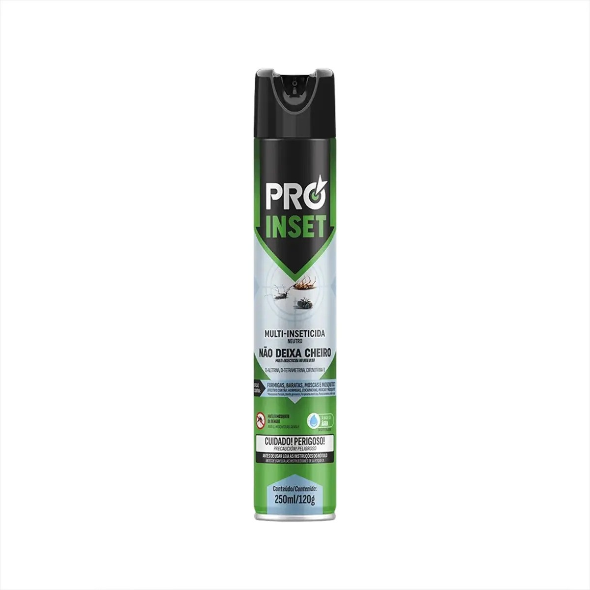 Aerossol Multi-Inseticida Proinset 350ml Contra Mosquitos e Baratas