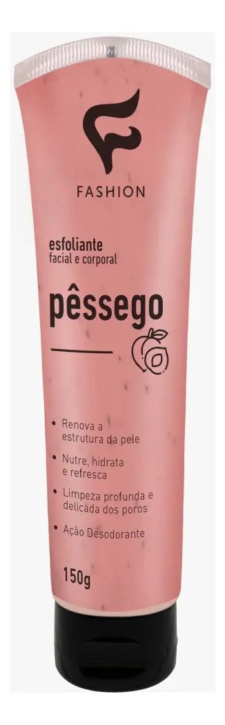 Fashion Esfoliante Corpo e Rosto Pêssego 150g