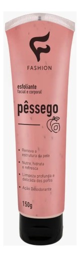 Fashion Esfoliante Corpo e Rosto Pêssego 150g