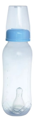 Mamadeira Mamita de 240 mL com Bico de Silicone - Azul