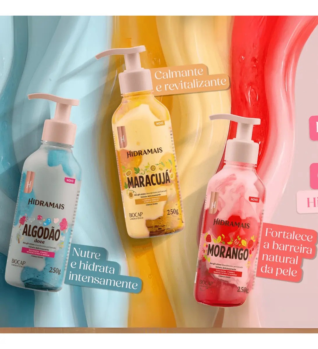 Creme Duo Gel Hidramais Maracujá Hidratação Perfumada 310 g