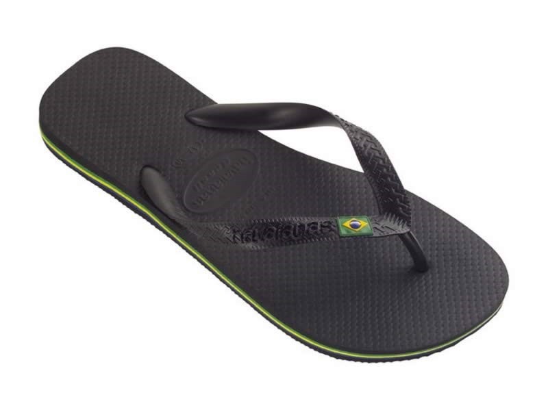 Sandálias Havaianas Brasil Preto 41/42