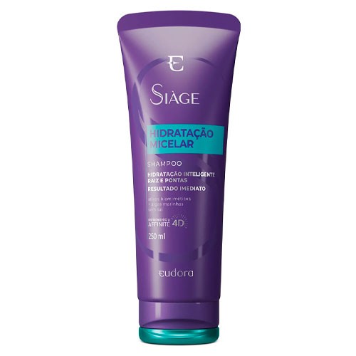 Shampoo Eudora Siage Hidratação Micelar 250 ml