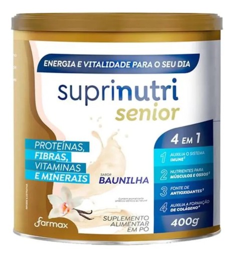 Suplemento Alimentar Suprinutri Senior Baunilha Farmax 400g