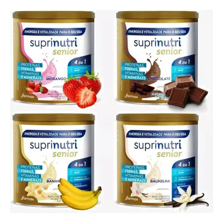 Suplemento Alimentar Suprinutri Senior Baunilha Farmax 400g