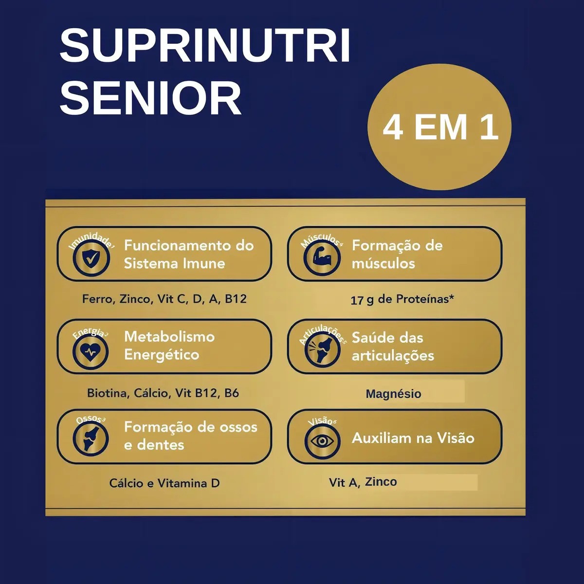 Suplemento Alimentar Suprinutri Senior Baunilha Farmax 400g