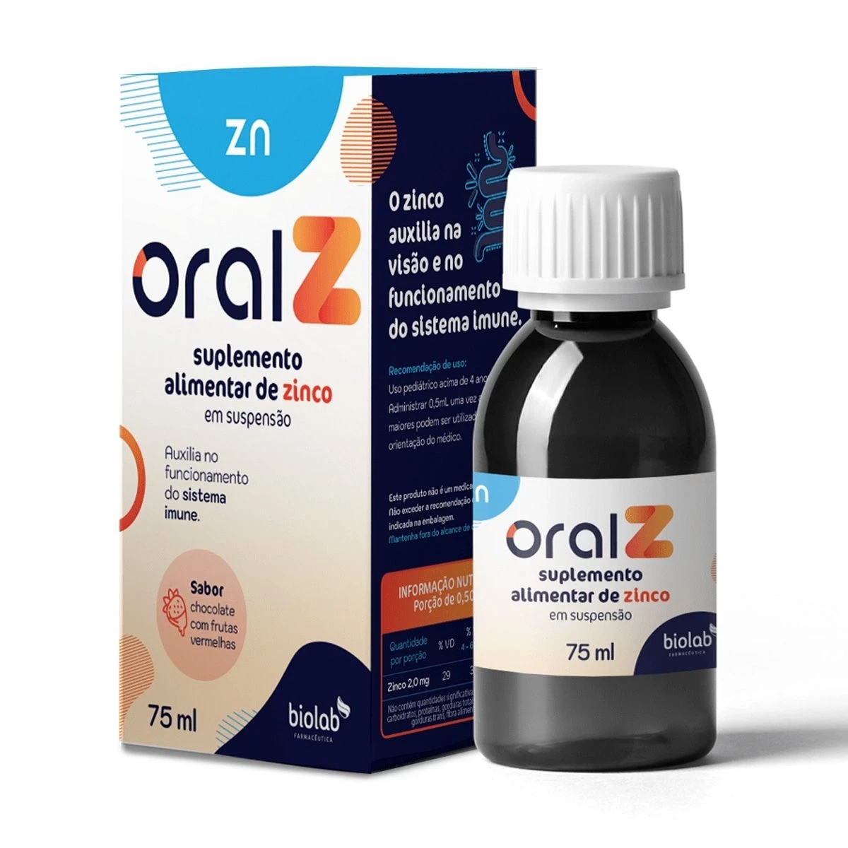 Oral Z 2mg/0,5ml Solução Oral 75ml Biolab