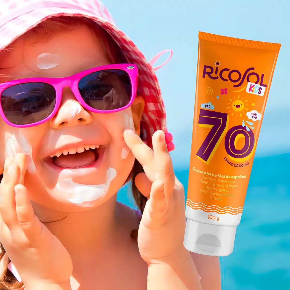 Ricosol Protetor Solar Kids Fps 70 - 100g