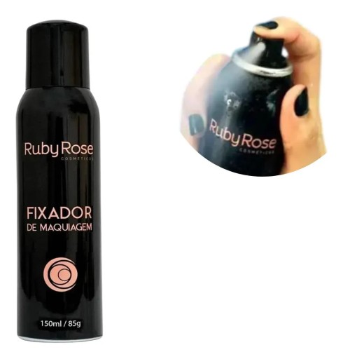 Fixador de Maquiagem Spray Ruby Rose 150 ml Hb312 Matte Longa Duração Resistente Premium