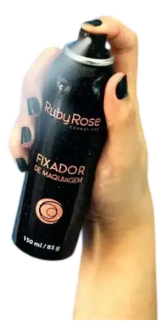 Fixador de Maquiagem Spray Ruby Rose 150 ml Hb312 Matte Longa Duração Resistente Premium