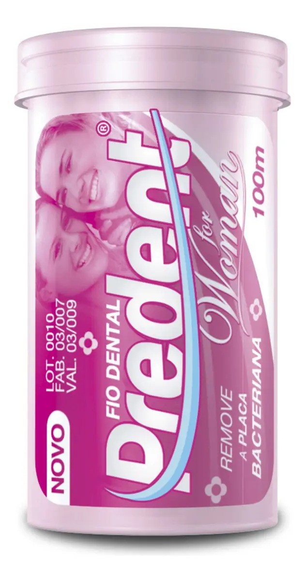 Fio Dental Encerado Predent 100 m Sabor Menta - Resistente ao Desfiado