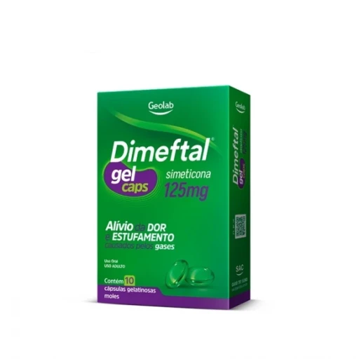 Dimeftal 125mg 10 Cápsulas Gelatinosas Geolab