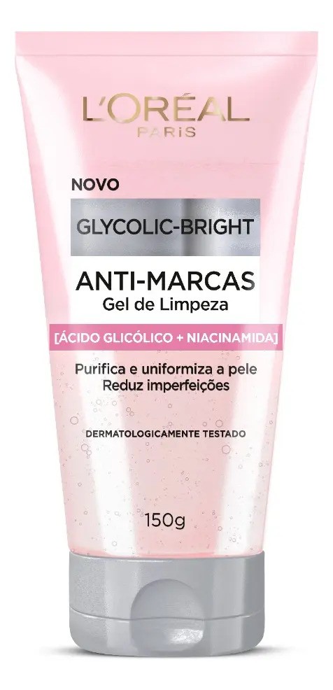 Gel de Limpeza Anti-marcas Glycolic-Bright Loréal Paris 150g